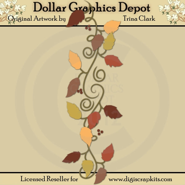 Autumn Border 1 - Cutting Files