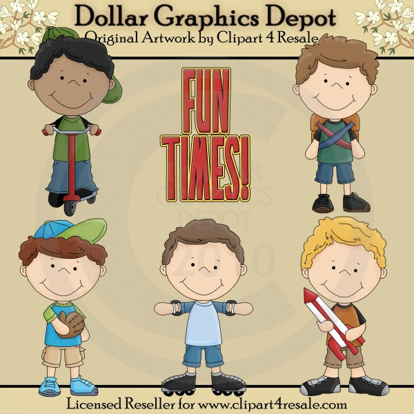 Divertimento per ragazzi 2 - ClipArt - Esclusiva DCS