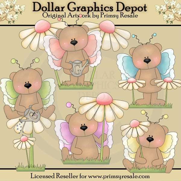 Orsi farfalla - ClipArt