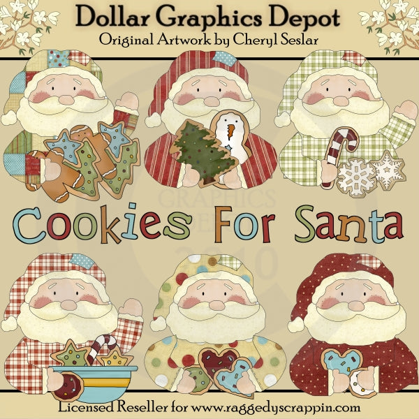 Cookie Claus - Clip Art - DCS Exclusive