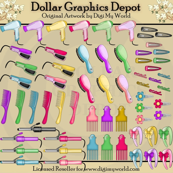 Hair Care - Clip Art