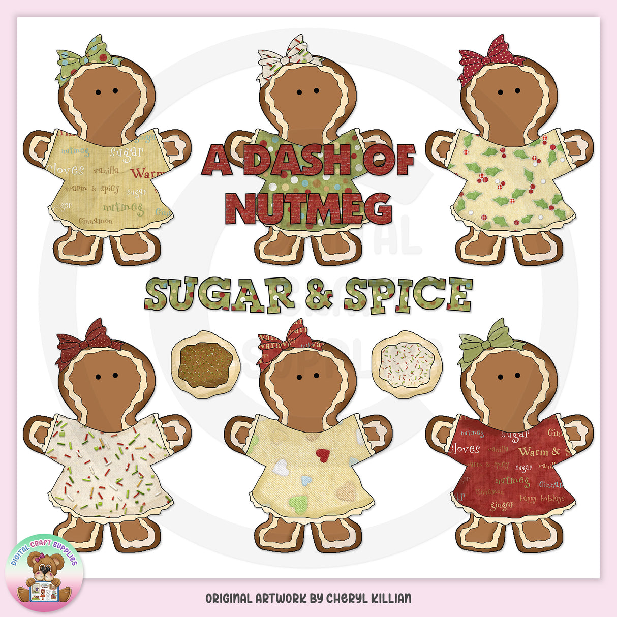 A Dash Of Nutmeg - Clip Art - DCS Exclusive