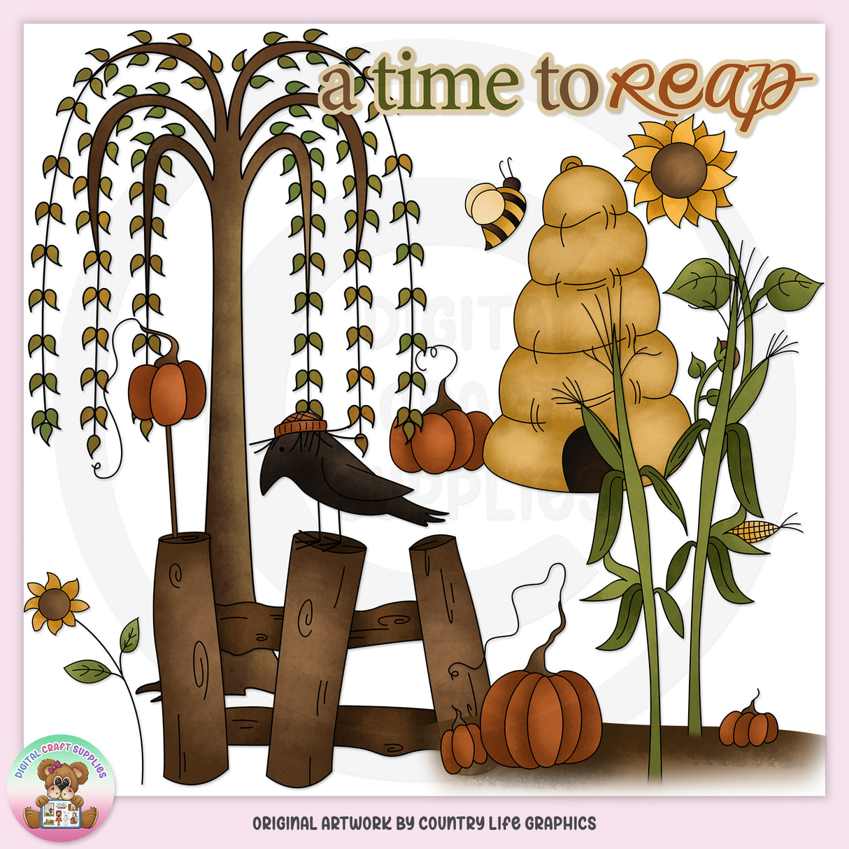 A Time To Reap - Clip Art
