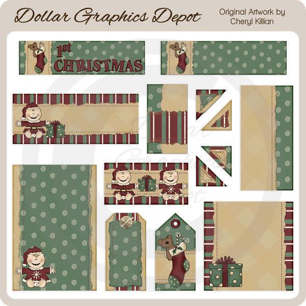 Baby's First Christmas - Scrappin Delights