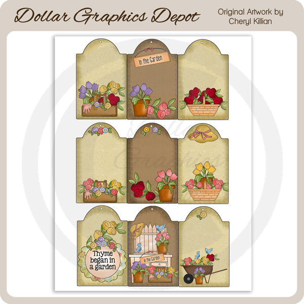 Beautiful Blooms - Sheet Tags