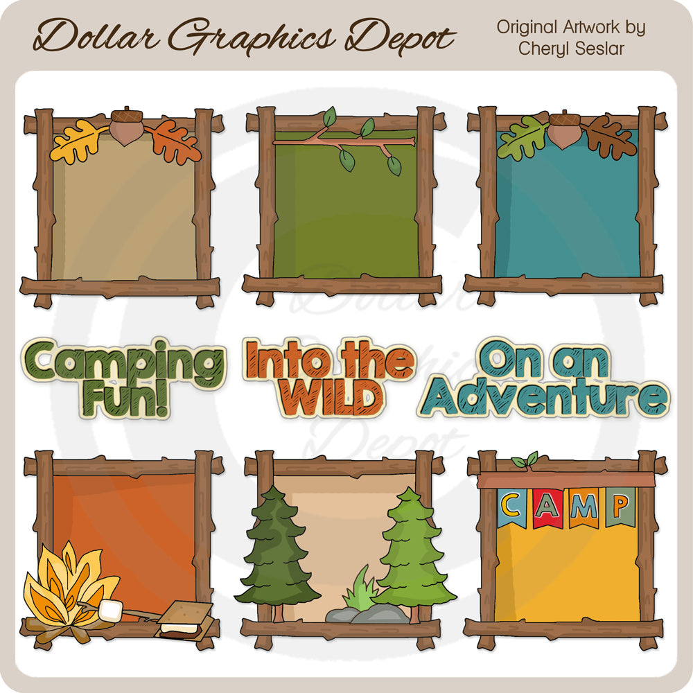 Marcos De Camping - Clipart