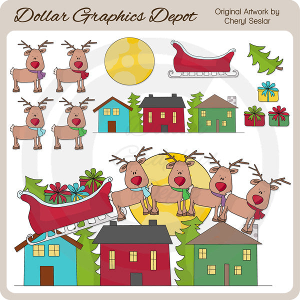 Tetto di Natale - ClipArt
