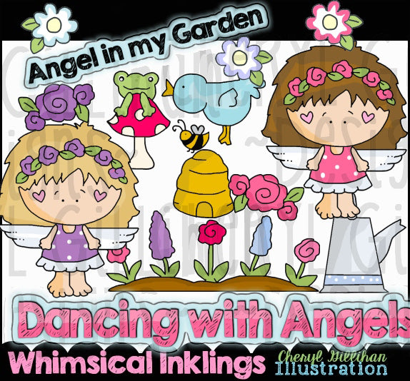 Angel In My Garden...Graphic Collection