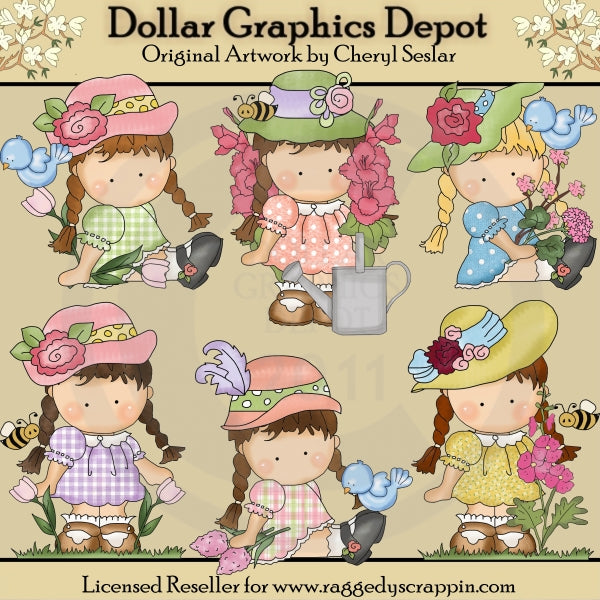 Agnus En Las Flores - Clipart
