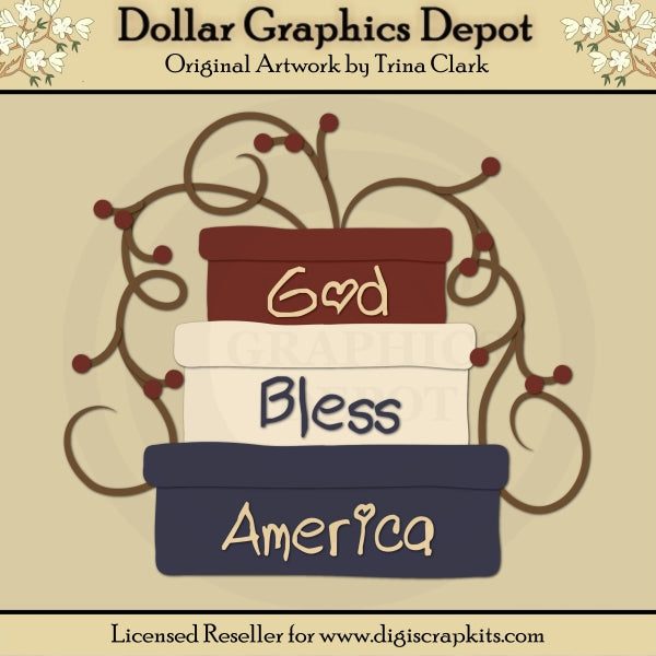 Americana Boxes 1 - Cutting Files