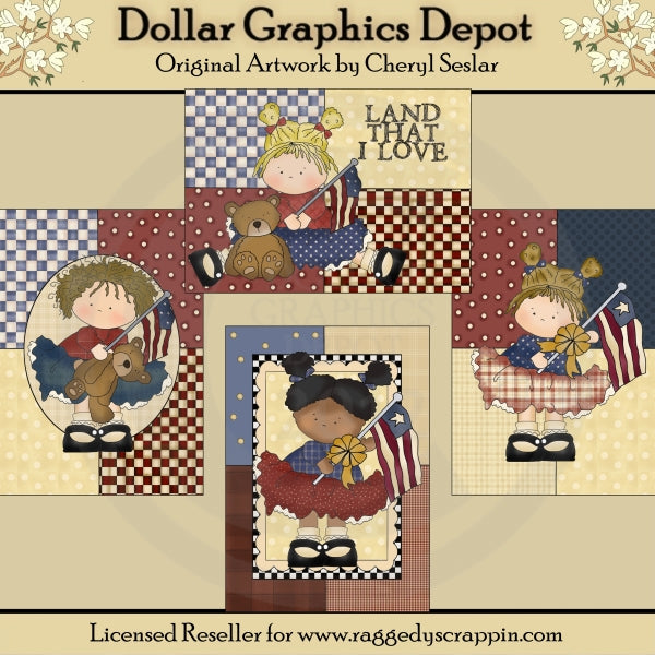 Americana Girls Cards