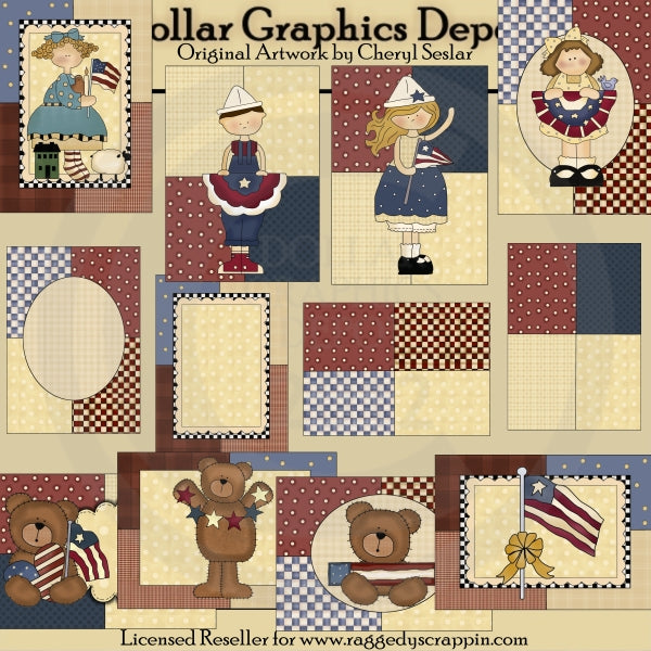 Americana Hodge Podge Cards
