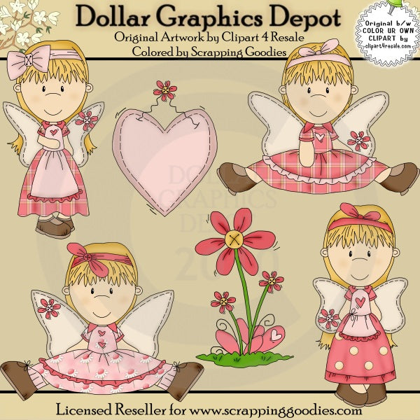 Angel Wings 1 - Clip Art