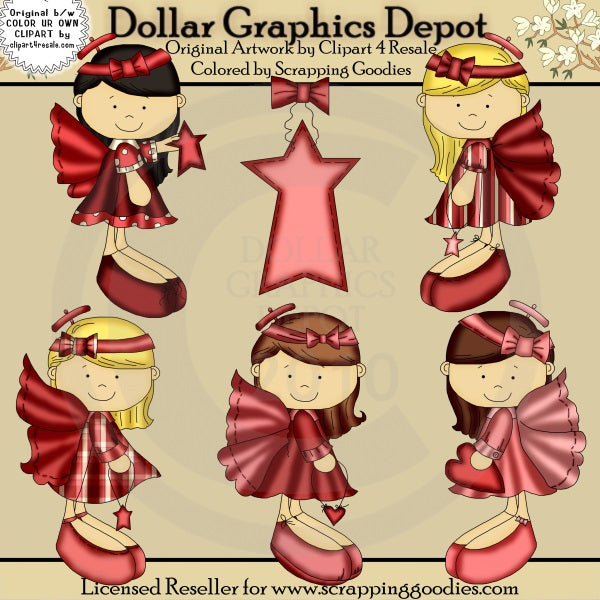 Angels Watching Over Me - Clip Art