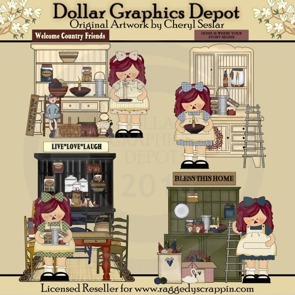 Annies Little Prim Shoppe - Imágenes Prediseñadas - Exclusivo de DCS