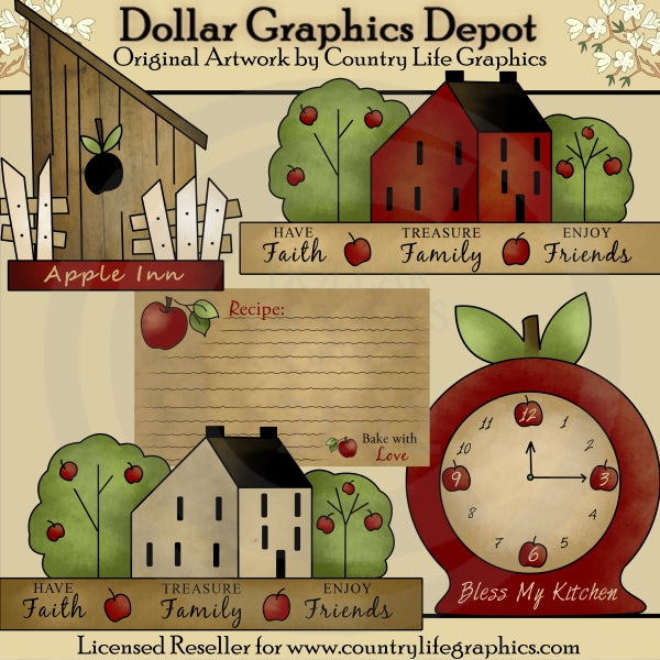 Apple Inn - ClipArt