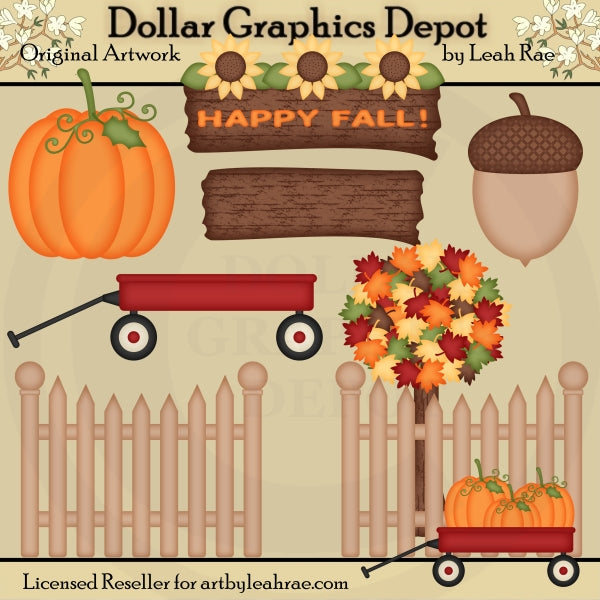 Autumn Accents - Designer's Set - Clip Art