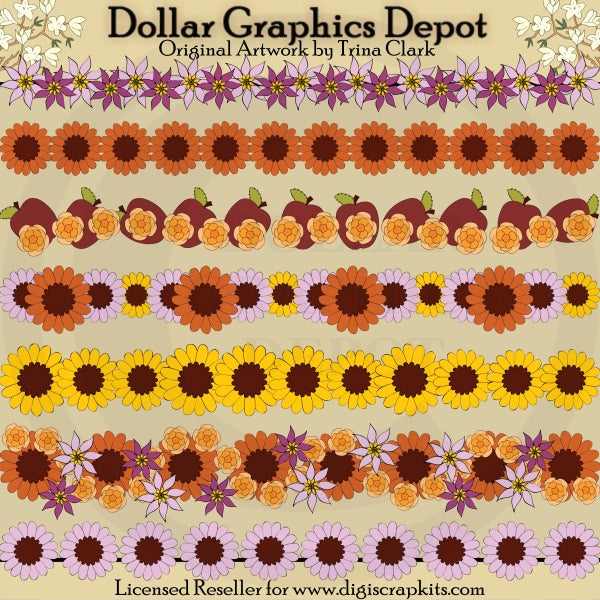 Fronteras De Otoño - Clipart