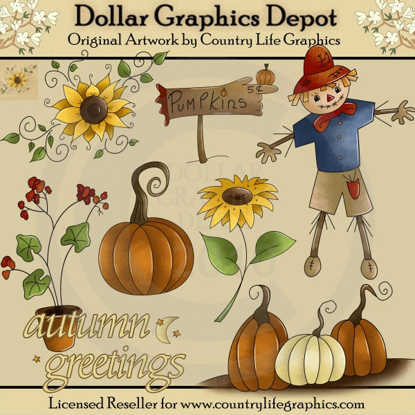 Saluti autunnali - ClipArt