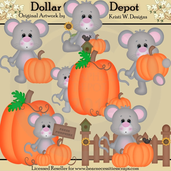 Topi autunnali - ClipArt - Esclusiva DCS