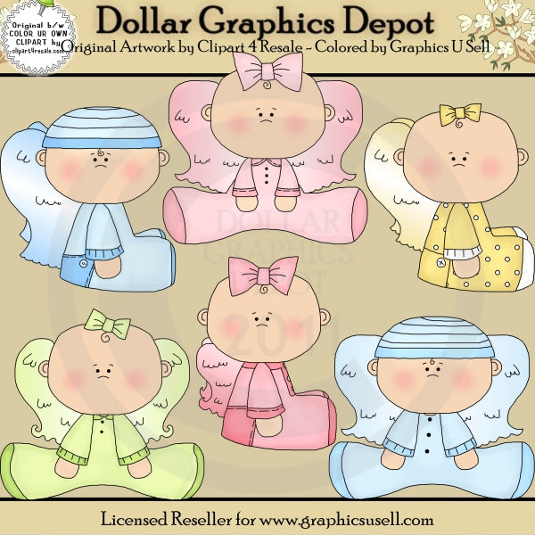 Baby Angels 1 - Clip Art