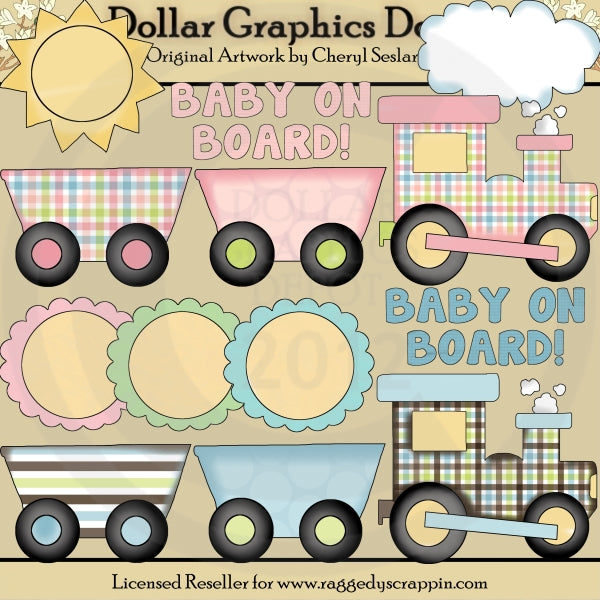 Baby On Board - Clip Art