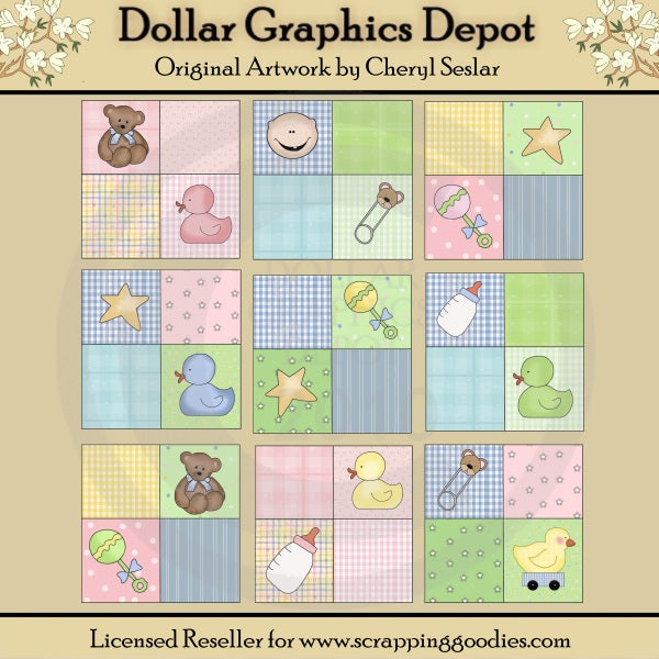 Baby Patchwork Backgrounds