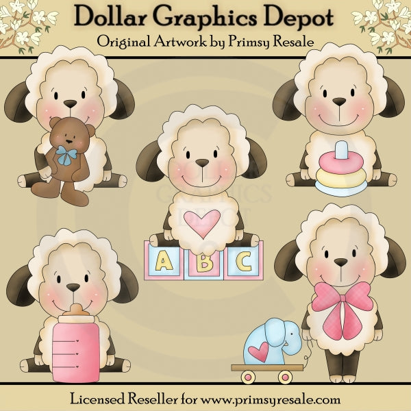 Oveja Bebé - Clipart