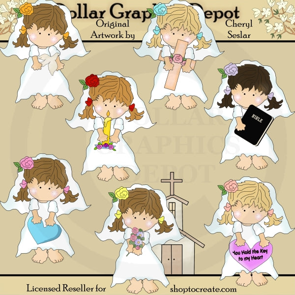 Spose a piedi nudi - Amore cristiano - ClipArt