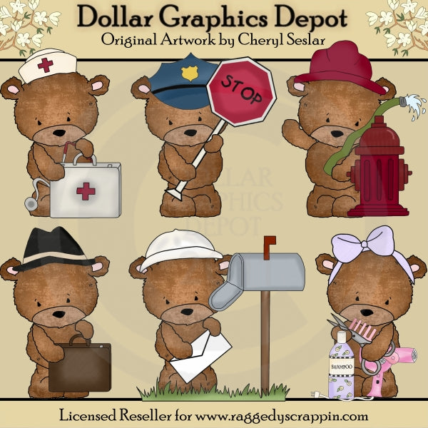 Baxter and Bailey Occupations - Clip Art