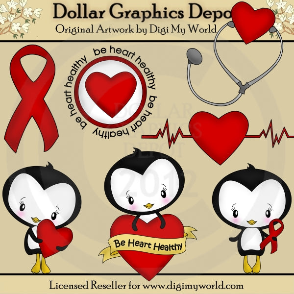 Sea Un Corazón Saludable - Clipart