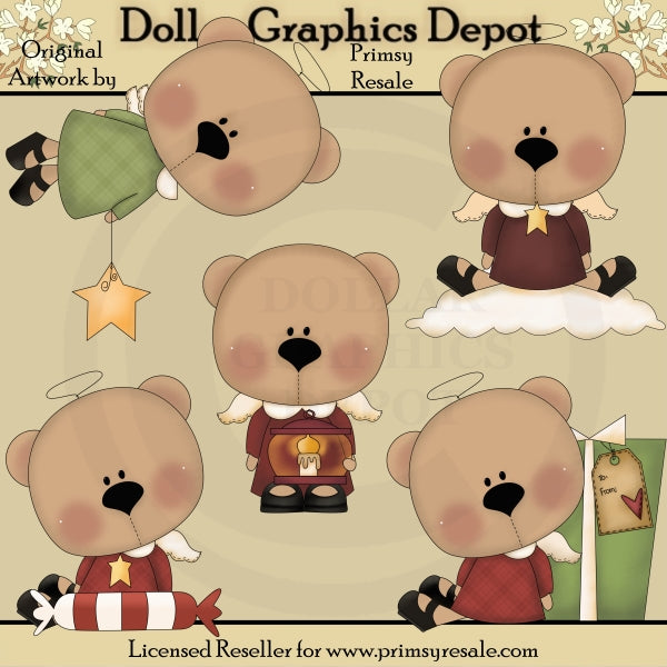 Ángeles Oso - Clipart