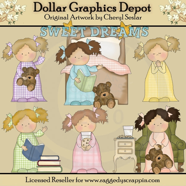 Chicas a la hora de dormir - Imágenes prediseñadas - Exclusivo de DCS