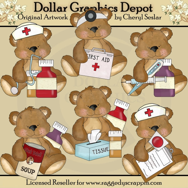 Benson - Get Well Soon - Clip Art