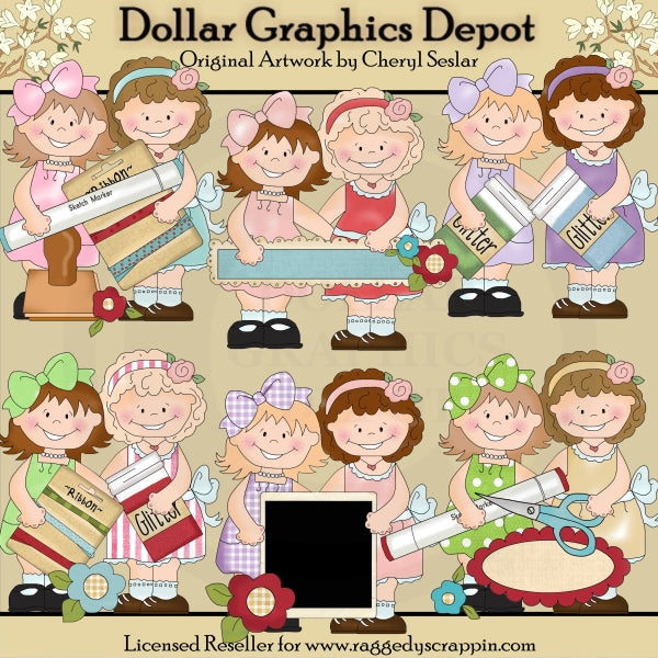 Mejores Amigos - Scrapbooking - Clipart