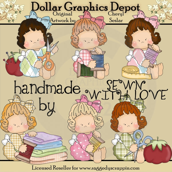 Betty Lou - Sewn With Love - Clip Art