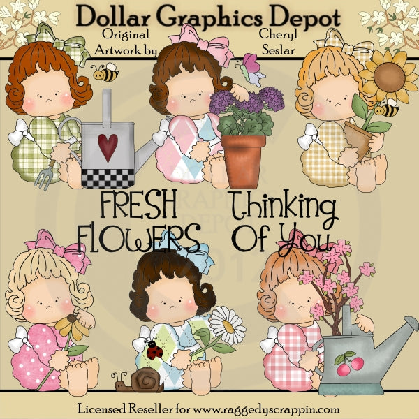 Betty Lou - Thinking Of You - Clip Art