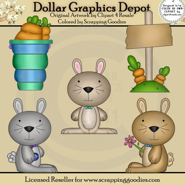 Billy Bunny - Clip Art