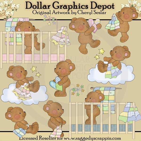 Boo Boo Bears - Dulces Sueños - Clipart