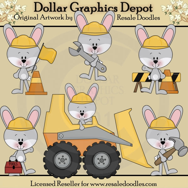 Costruttori di coniglietti - Costruttori - ClipArt