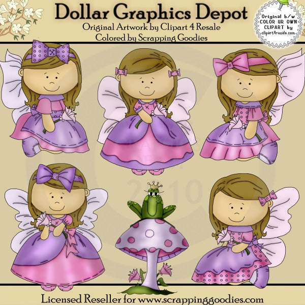Angeli farfalla 1 - ClipArt