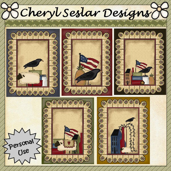 Fronti delle carte Prim Gathering... Set di 5