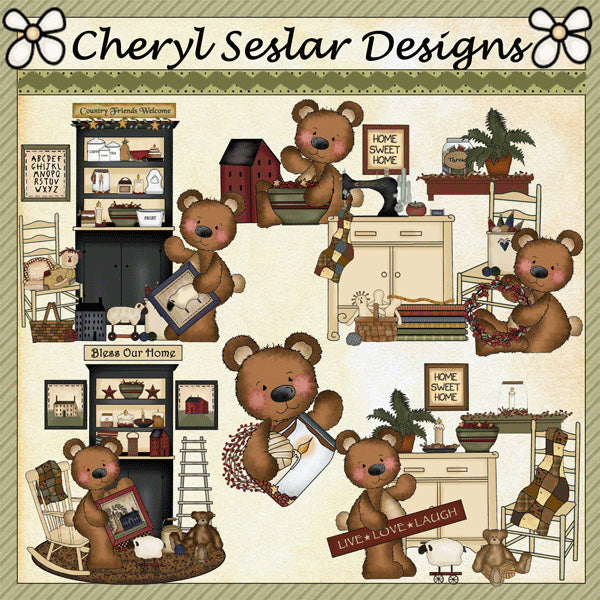 Raggedy Bears..."Casa signorile"