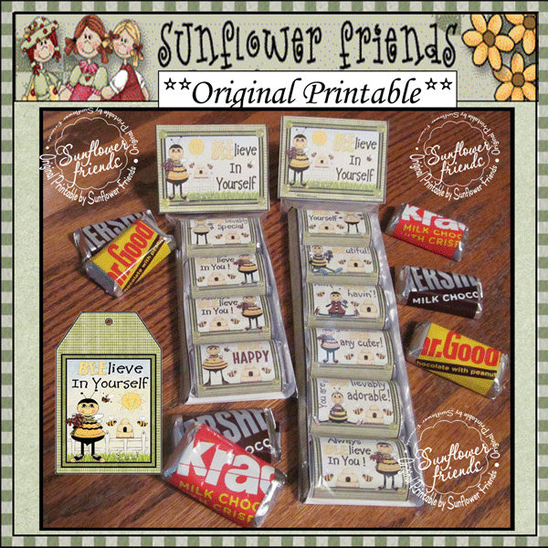 Candy Gram...BEE-lieve...Mini Candy Bar