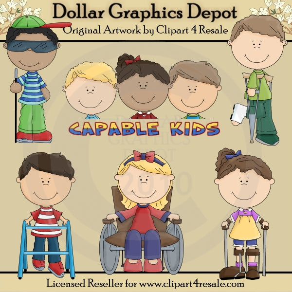 Bambini capaci - ClipArt