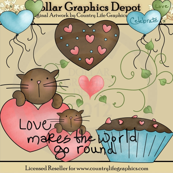 Celebrate Love - Clip Art