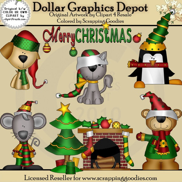 Animali di Natale - ClipArt