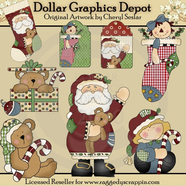 Christmas Bumpkins 2 - Clip Art