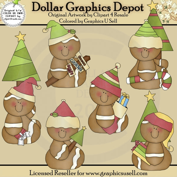Pan di zenzero di Natale - ClipArt