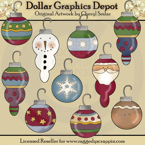 Ornie di Natale - ClipArt